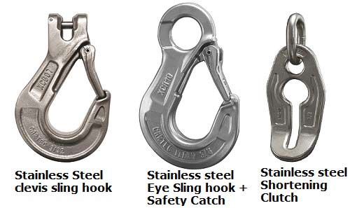stainless chain sling fittings